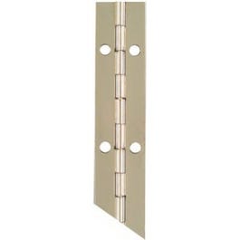 1-1 16 x 12-In. Nickel Continuous Hinge For Discount