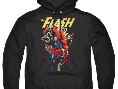 JUSTICE LEAGUE OF AMERICA : RIPPING APART ADULT PULL OVER HOODIE Black XL Fashion