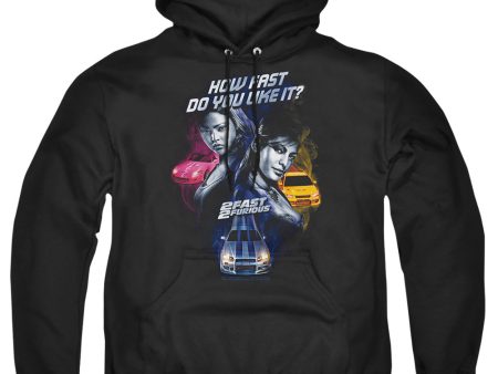 2 FAST 2 FURIOUS : FAST WOMEN ADULT PULL-OVER HOODIE Black MD For Cheap