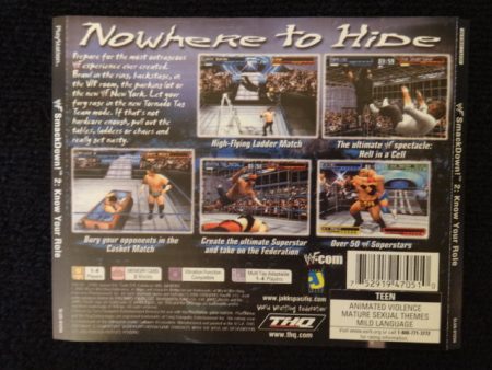 WWF Smackdown 2 Know Your Roll Back Art Only Online Sale